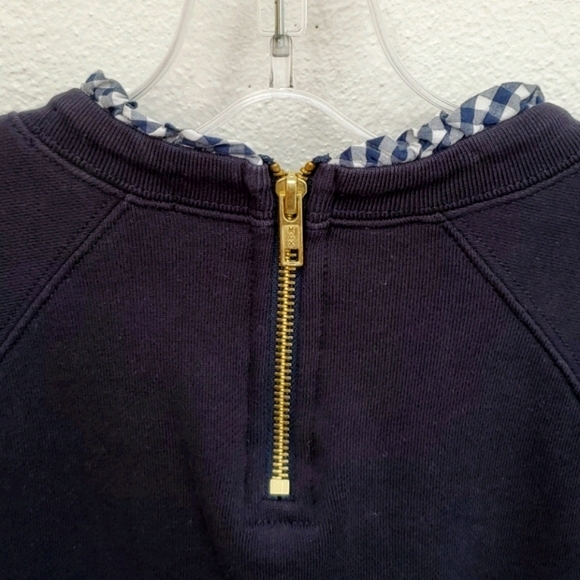 J. Crew Mercantile Ruffed Trim Sweatshirt Size XS - Picture 9 of 11